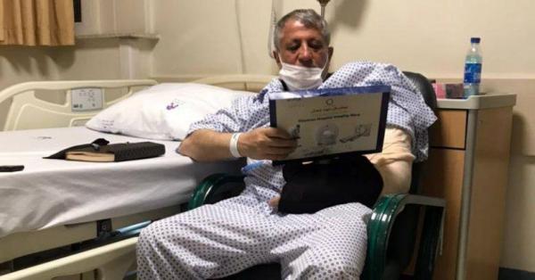علت شکستگی دست محسن هاشمی