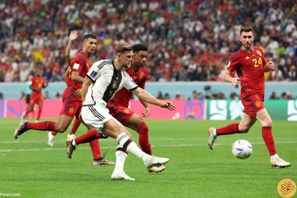 خلاصه بازی اسپانیا 1 ، 1 آلمان؛ بازگشت ژرمن ها با گل تماشایی فولکروگ