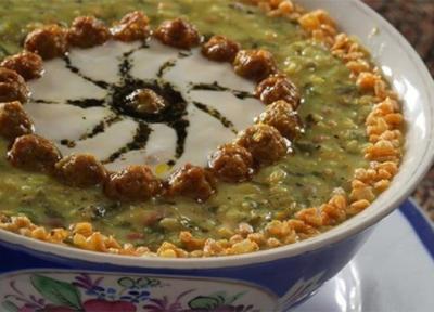 طرز تهیه آش دوغ بختیاری